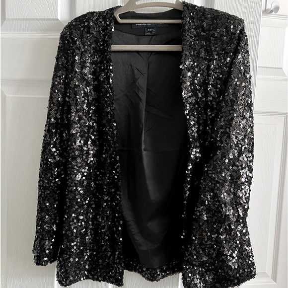French Connection Jackets & Blazers - French Connection Sequin Jacket